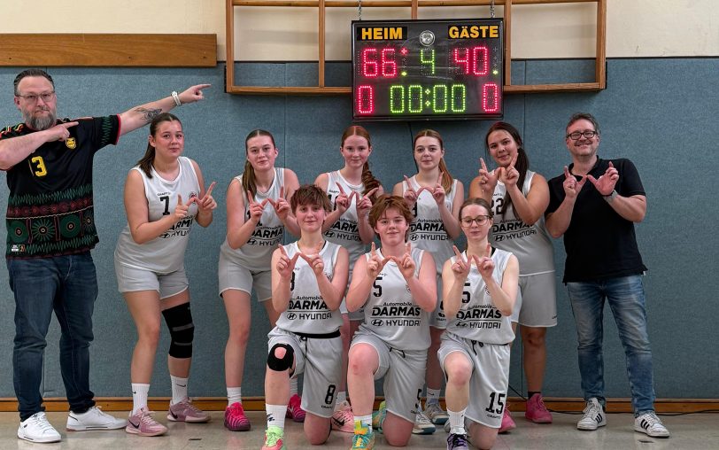 Die U18 der Ruhrpott Baskets Herne feierte zwei Siege in drei Tagen - hier gegen den TUS Hilden im Heimspiel mit 66:40.