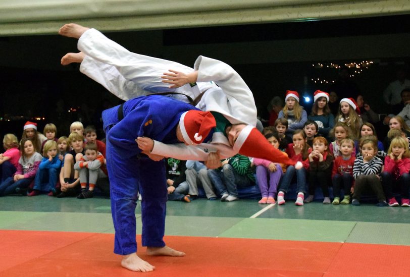 Weihnachtsfeier der Nachwuchsabteilung der DSC-Judokas.