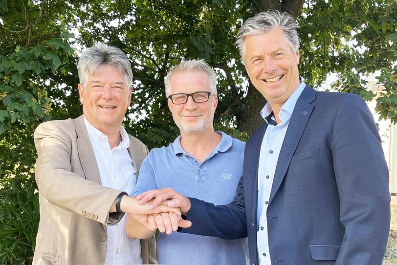 LC Wanne-Eickel - Wechsel im Präsidentenamt. v.l. Torsten Biermann (Präsident), Stefan Herrmann (Past-Präsident) und Andreas Meise (Club-Sekretär).