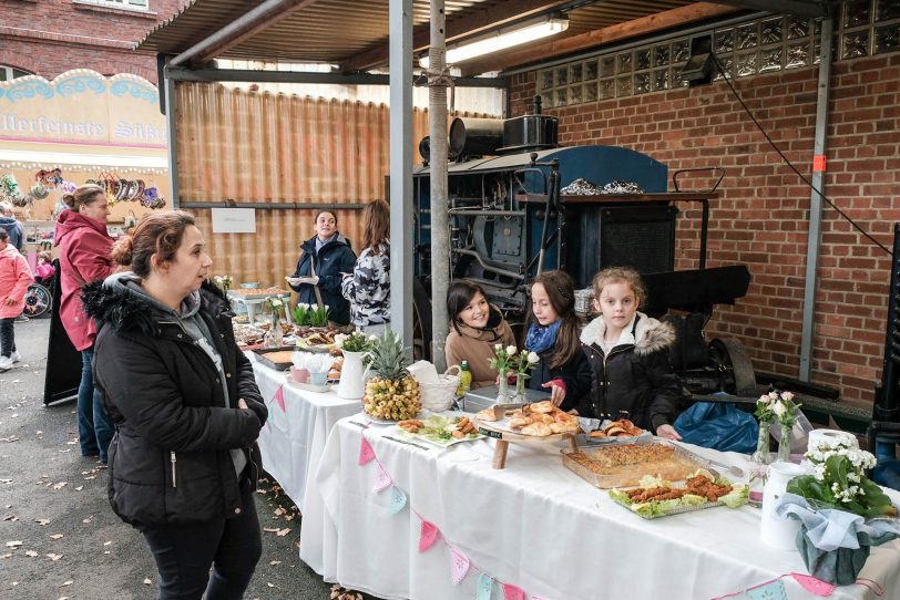 Buffet am Heimatmuseum.