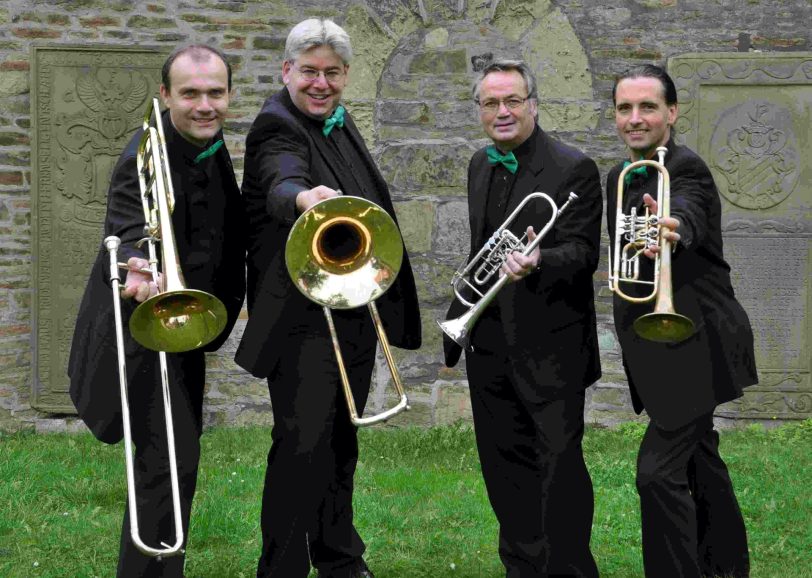 Das Quartett Classic Brass Ruhr.