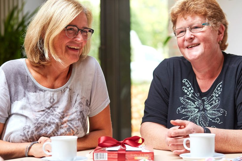 v.l. Corinna Möller, Anneli Wallbaum.