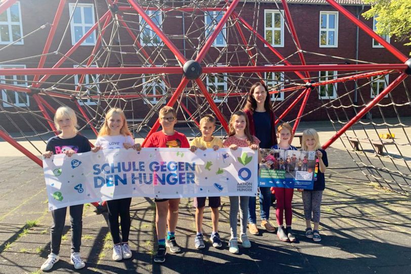 Schüler der Grundschule am Eickeler Park beteiligten sich an der „Aktion gegen den Hunger
