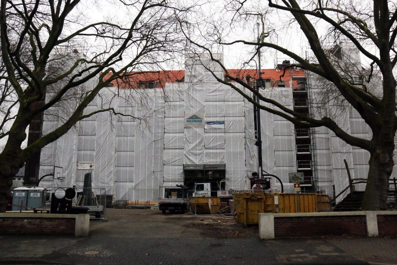 Der Stand der Baustelle im Januar 2016.