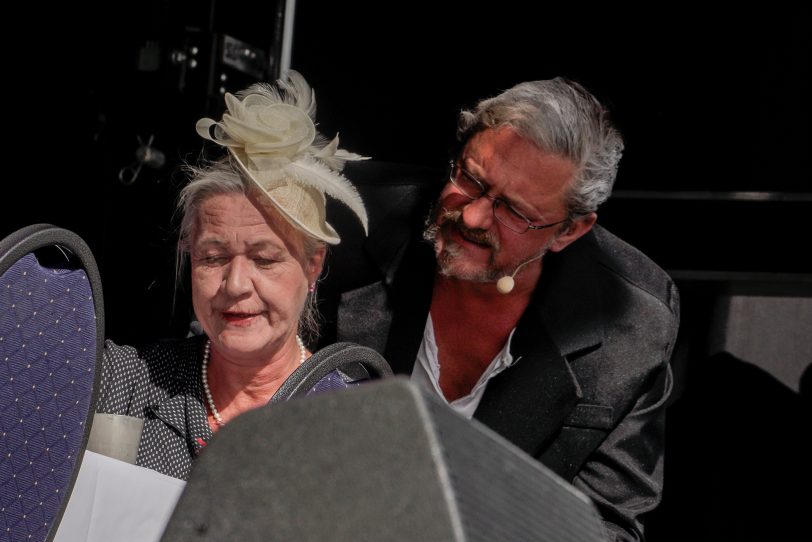 Mit der Lizenz zum Stolpern: Beim Stadtjubiläum verwöhnte Martin Zaik bereits als 