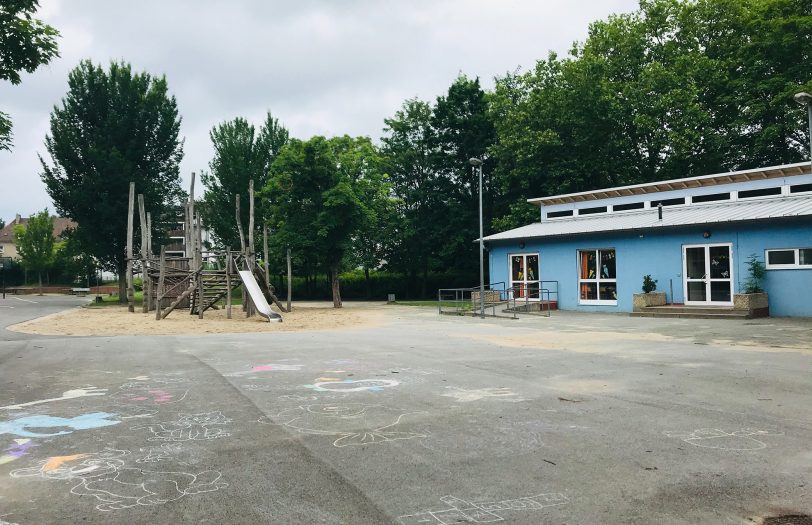 Der Schulhof der Freiherr-vom-Stein-Grundschule.