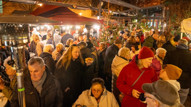 Gut besucht war das Weihnachtsdorf der Wanne-Eickeler Lions.