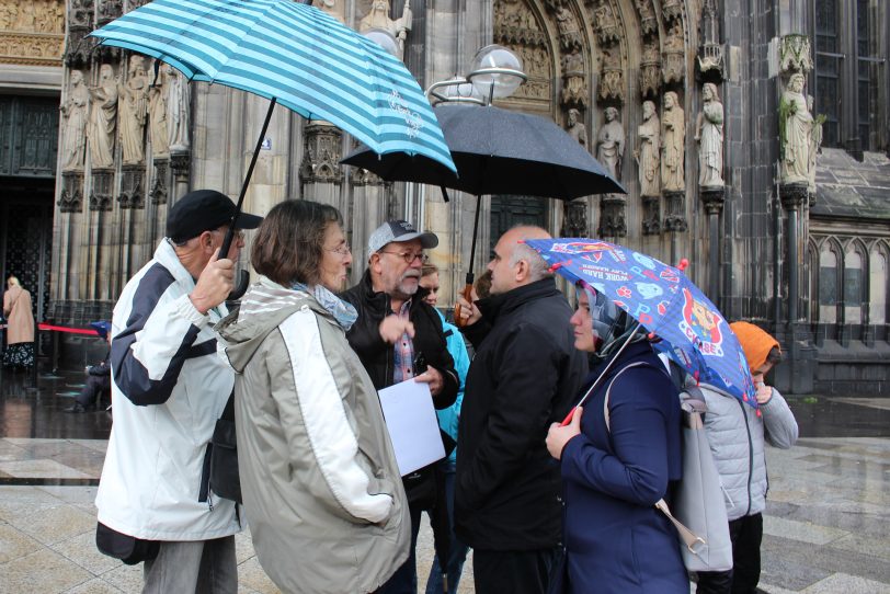 Mitglieder Islamische Gemeinde Röhlinghausen und der Ev. Kirchengemeinde Wanne-Eickel besuchten gemeinsam Köln.