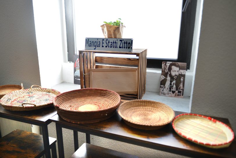 Der neue Pasta- und Pizzaraum im Haus Zühlke – alles bereit für die ersten Teilnehmer.