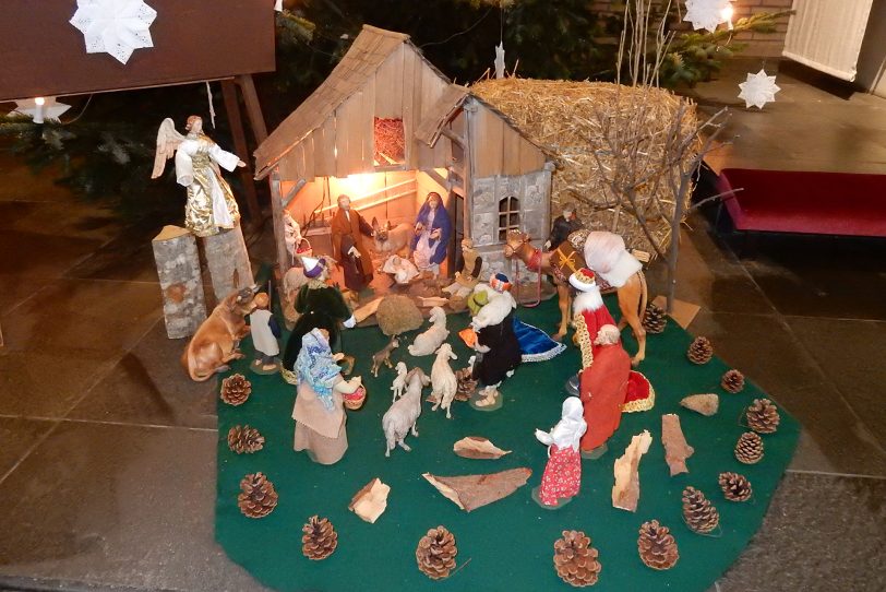 Gottesdienst am Neujahrstag.