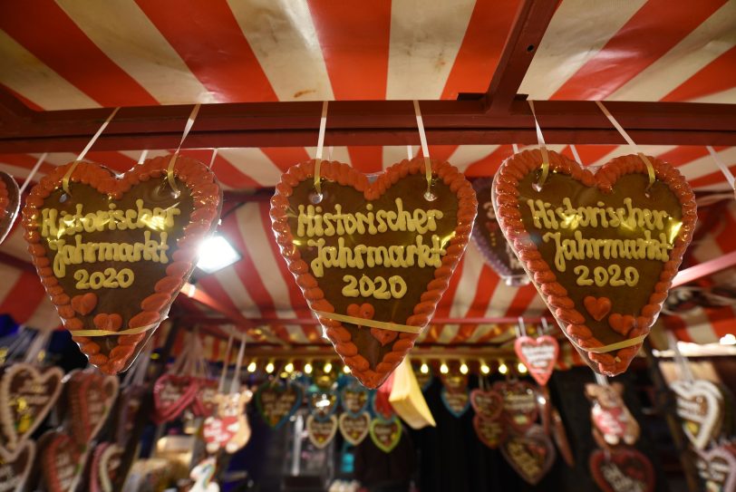 Bergfest Cranger Kirmes im Rahmen des historischen Jahrmarktes.