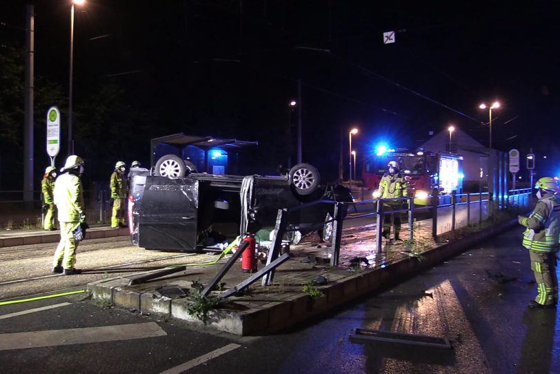Verkehrsunfall am Sonntag, 22.8.2021, auf der Eickeler Straße.