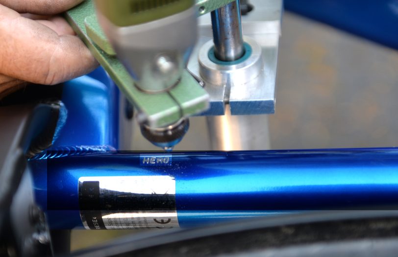 Fahrradcodieraktion des ADFC.