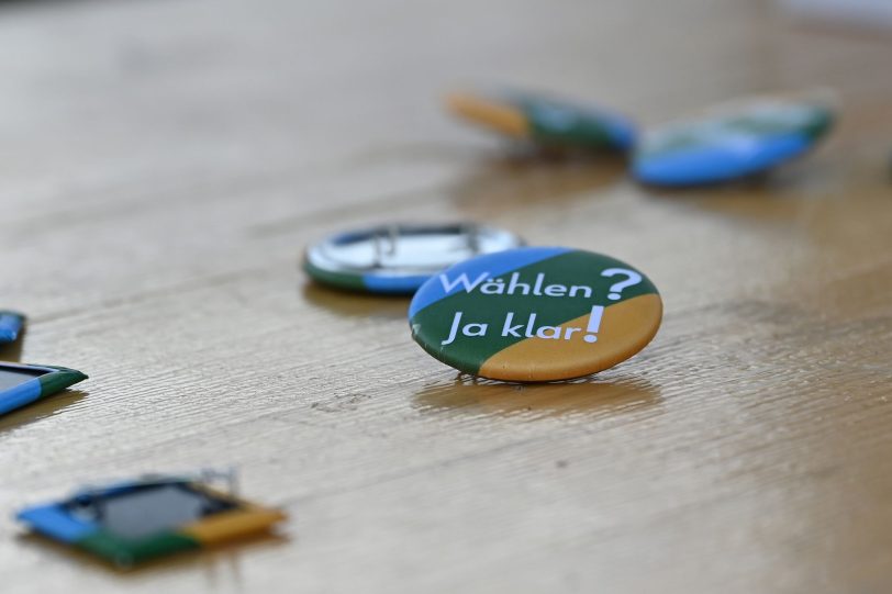 Die Kommunalwahl war beim Kanalfest allgegenwärtig