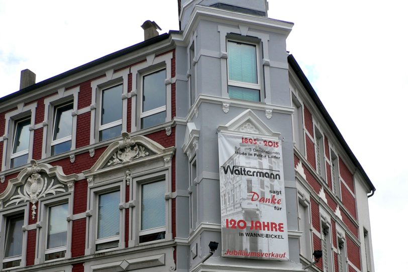 Fassade Pelzhandel Wältermann.
