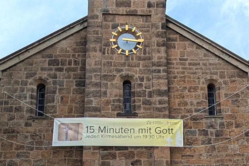 15 Minuten für Gott – die kurze Kirmesandacht.