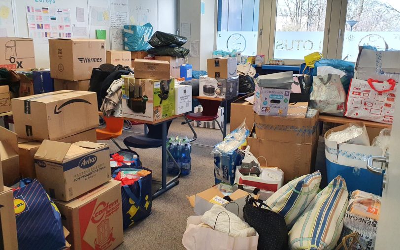 So wie zuvor bei den gesammelten Spenden für die Ukraine sollen die Kisten wieder gefüllt werden (Archivbild).,