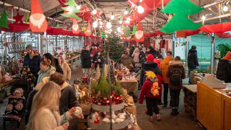 Der wewole-Adventsmarkt auf dem Gelände der Gärtnerei und Floristik an der Nordstraße lud an zwei Tagen zum Stöbern nach Geschenkideen ein.