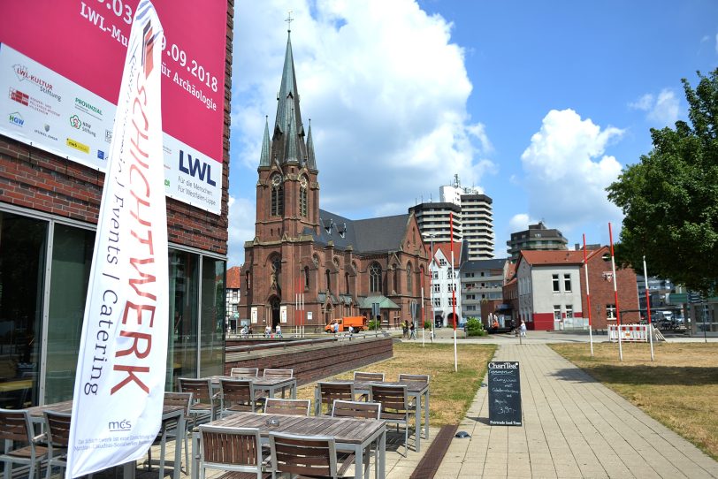 Restaurant Schichtwerk am LWL Archäologie Museum.