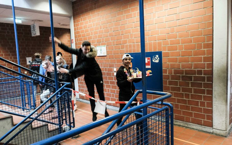 Beim Tag der offenen Tür 2018 in der Gesamtschule Wanne.
