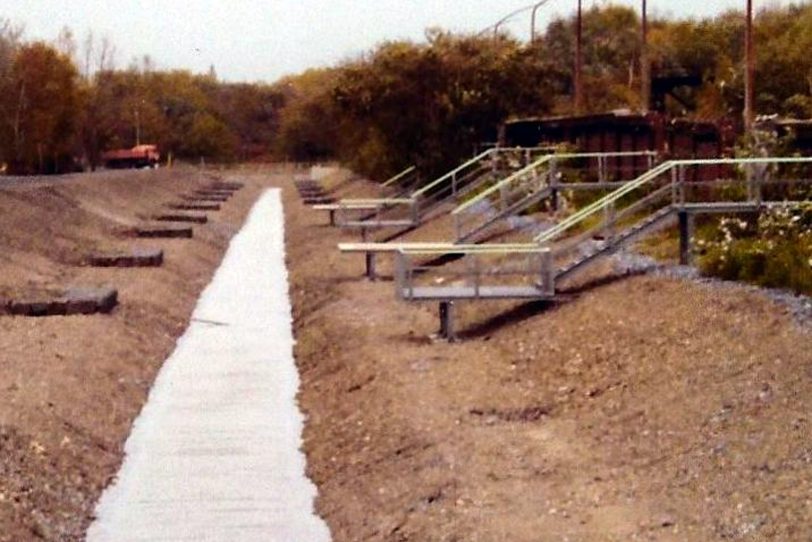 Fischt-Treppe in Duisburg.