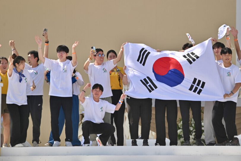 Jugendliche aus Südkorea beim WJT in Lissabon.