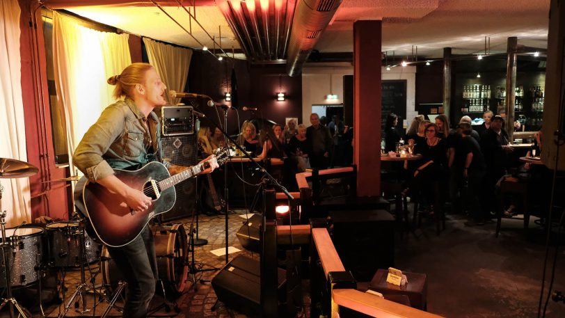 Jo Hartmann in der Flottmann-Kneipe.