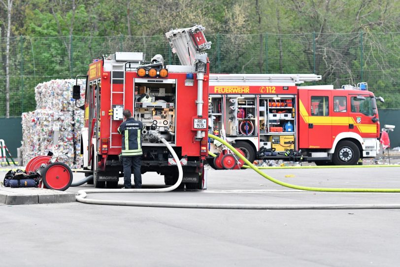 Brand in einer Lagerhalle der AGR-Tochter AGR-DAR