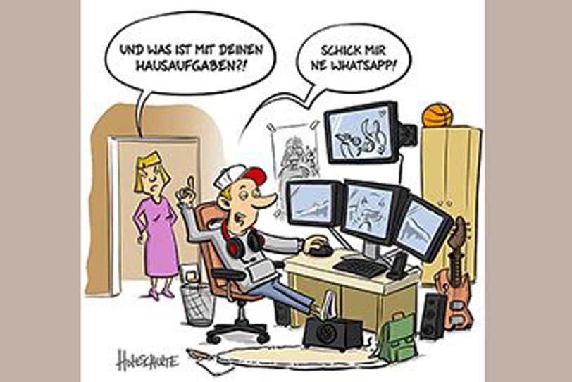 Cartoon: Studienkreis.