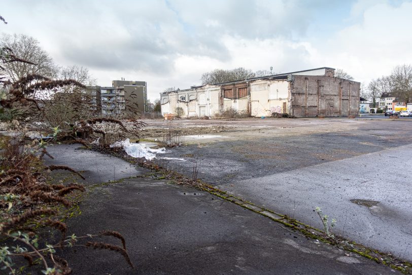 Die Industriebrache an der Baumstraße in Herne. Hier soll auf das künftige Funkenbergquartier entstehen.