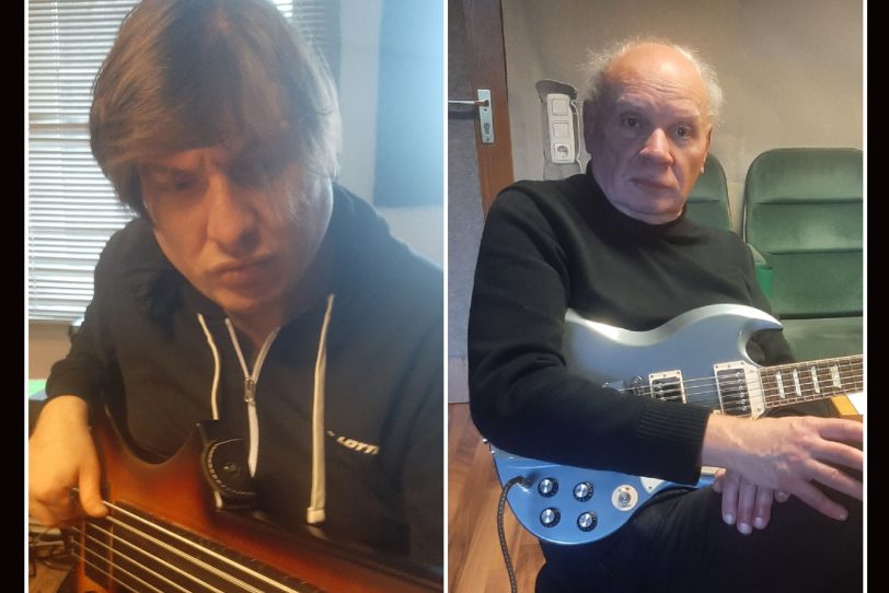 Duo Patrick Siewert und Jochen Schrumpf mit Kolja Rötzel.