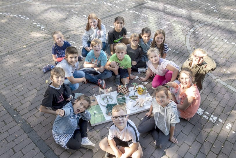 Schüler der Schillerschule.