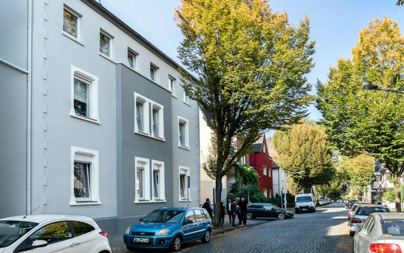 Die neue Fassade in der Siepenstraße.