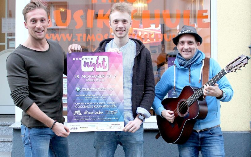 DJ Alex Greed, DJ Steel und Timo Maiwald werden für einen tanzbaren Abend sorgen.