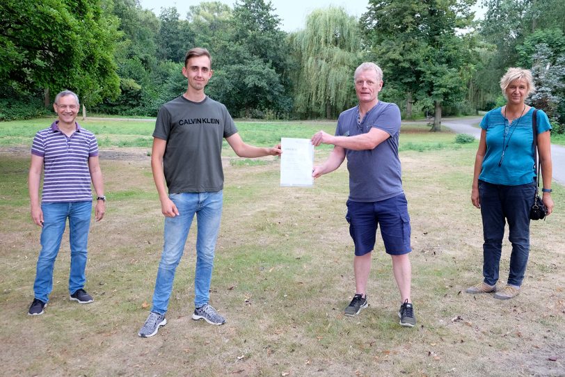Thilo Sengupta, Henning Wernsmann, Stefan Brinkmann und Birgit Claus