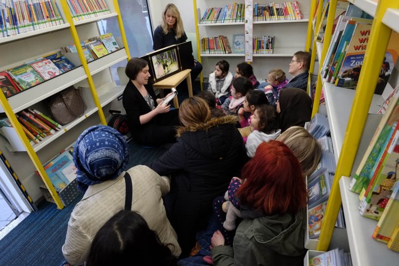 Die Nacht der Bibliotheken - im Bücherbus.