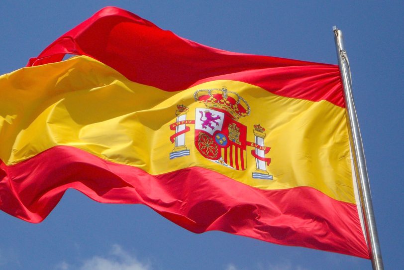 Spanische Flagge.