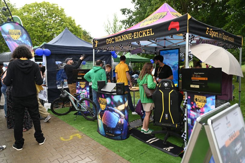 Stand der E-Sports-Abteilung des DSC Wanne-Eickel.