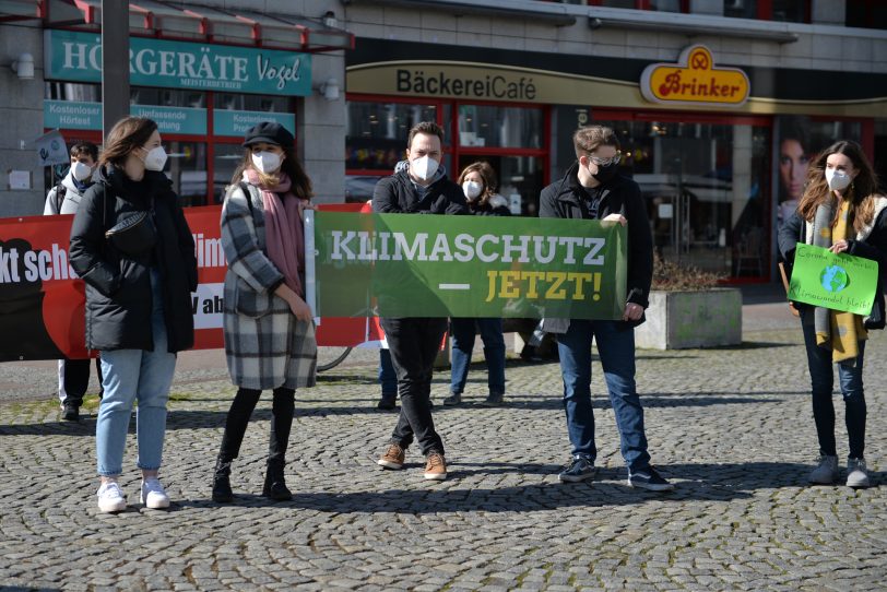 Auf dem Robert-Brauner-Platz soll erneut für das Klima von Fridays for future gestreikt werden - dann ist eine Demo bis zum Rathaus geplant (Archivbild).