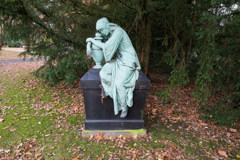 Andacht zum Totengedenken auf dem Südfriedhof.