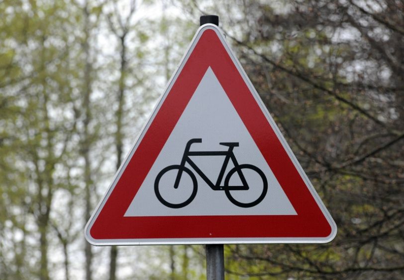 Fahrrad-Verkehrsschild.