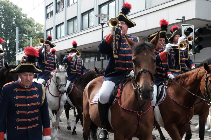 Der Start des Kirmes Umzugs 2019 in Eickel.