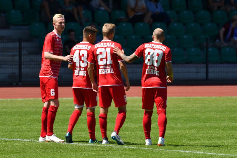 Westfalia gegen Hertha BSC.