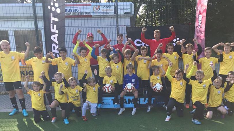 Die teilnehmenden Kinder hatten viel Spaß beim Fußballcamp.