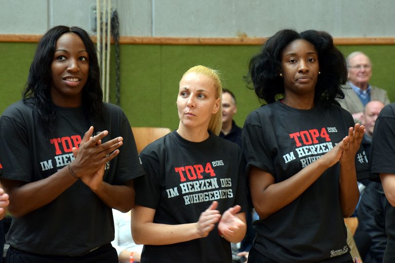 v.l. Teya Wright, Zivana Jankovic, Erica Barnes.