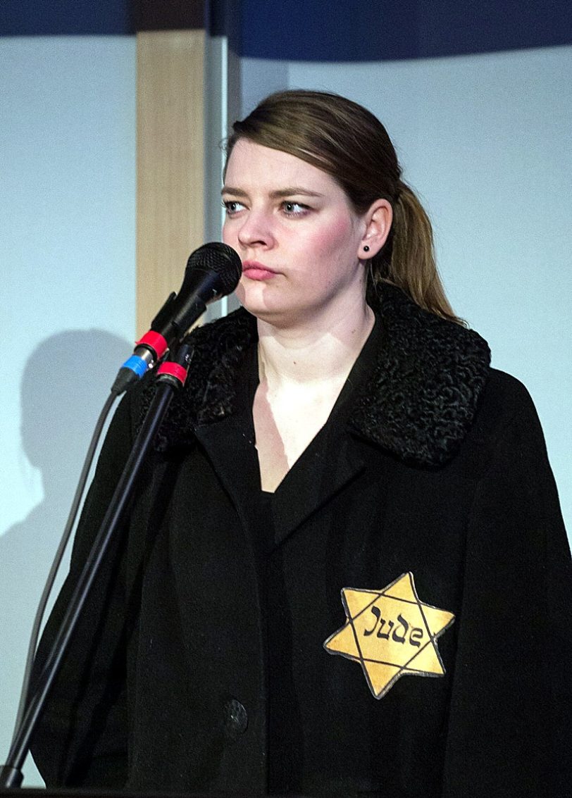 Die EFG-Schüler bei ihrem Auftritt in Berlin am 28.1.2015.