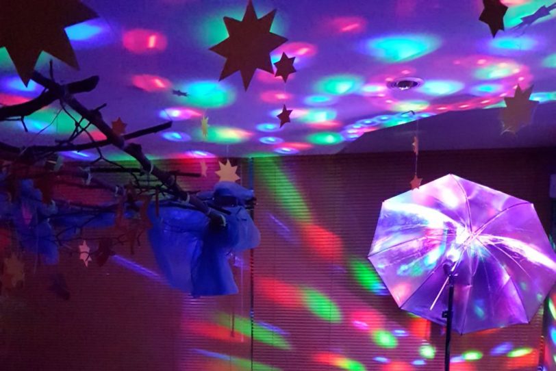 Weltraum-Nacht im Ev. Familienzentrum.