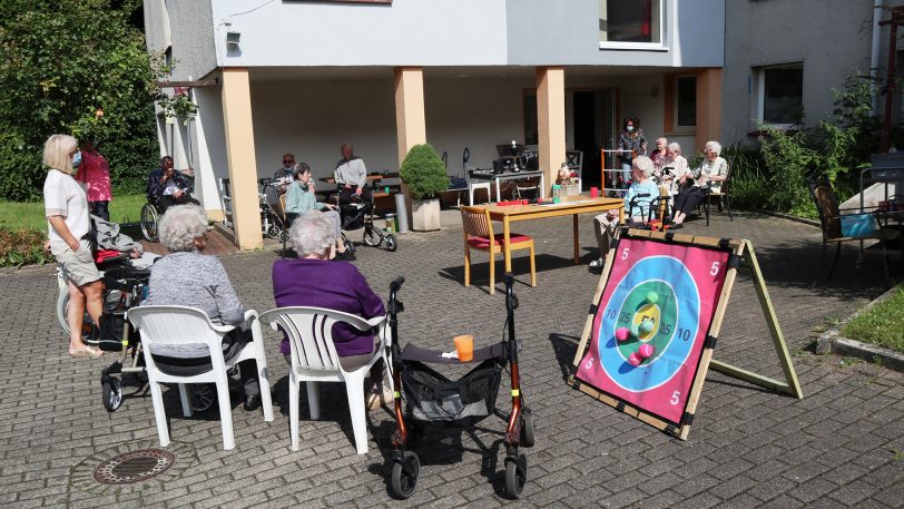 Bewegungsparcours für Körper und Geist am Eva-von-Tiele-Winckler-Haus.