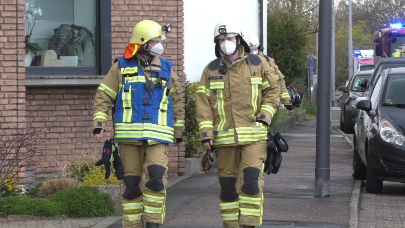 Die Feuerwehr war schnell mit dem Strahlenschutzteam vor Ort.