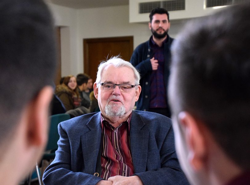 Die Aktion Zeitzeugen zu Gast an der Realschule Crange.